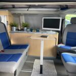 Interior of a VW California campervan